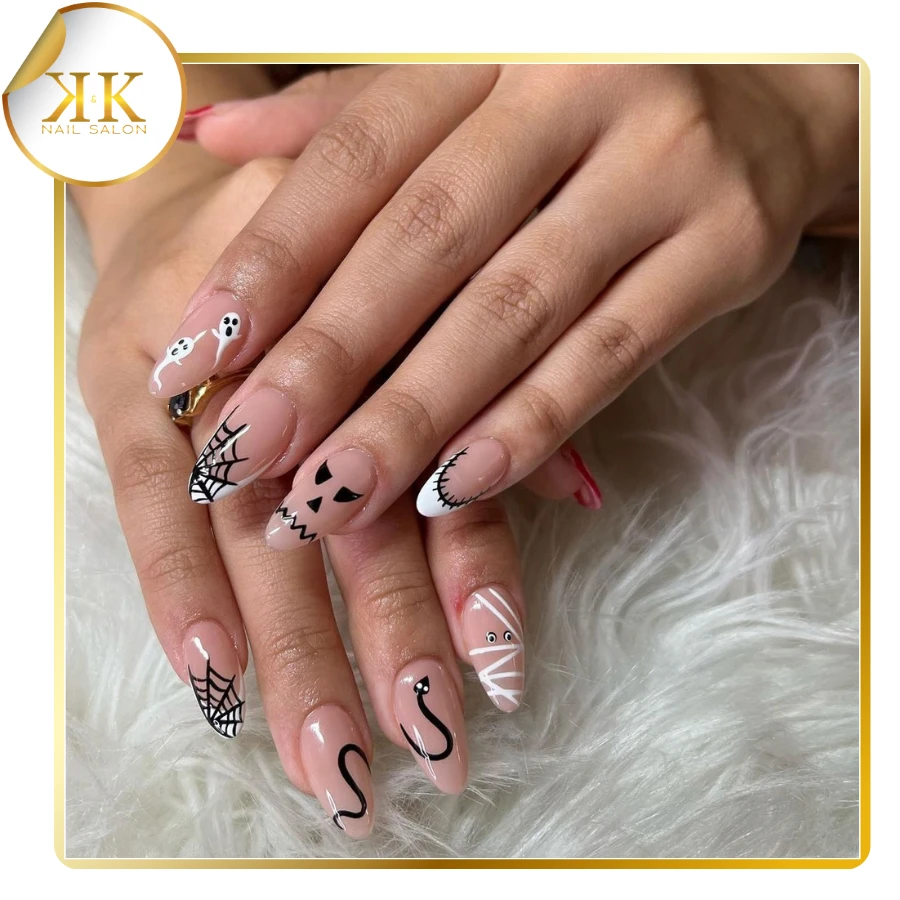 Ladies nails art